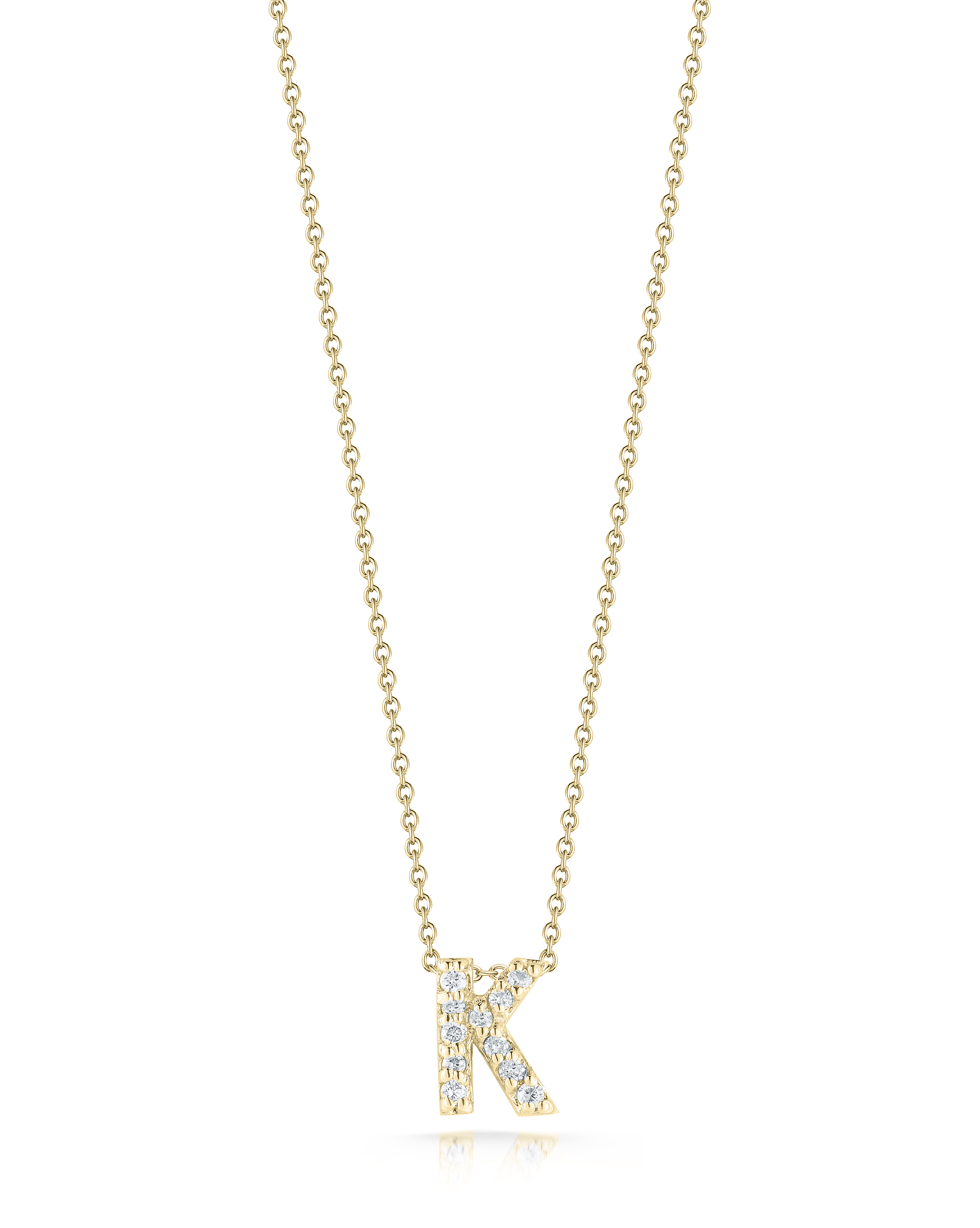 18k Yellow Gold Tiny Treasures Diamond Love Letter 