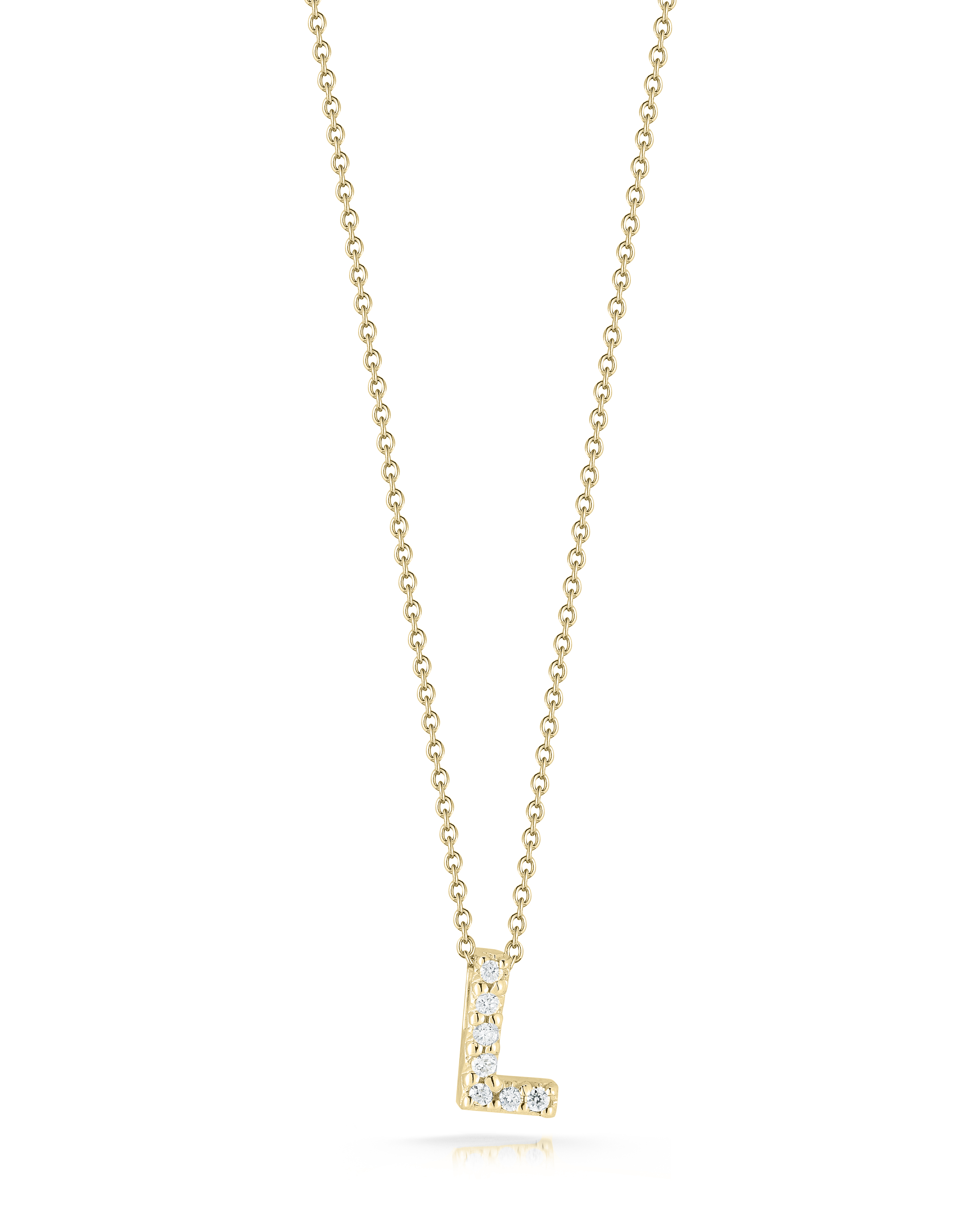 18k Yellow Gold Tiny Treasures Diamond Love Letter 
