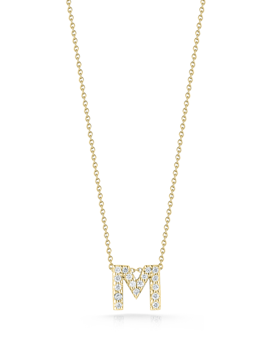 18k Yellow Gold Tiny Treasures Diamond Love Letter 