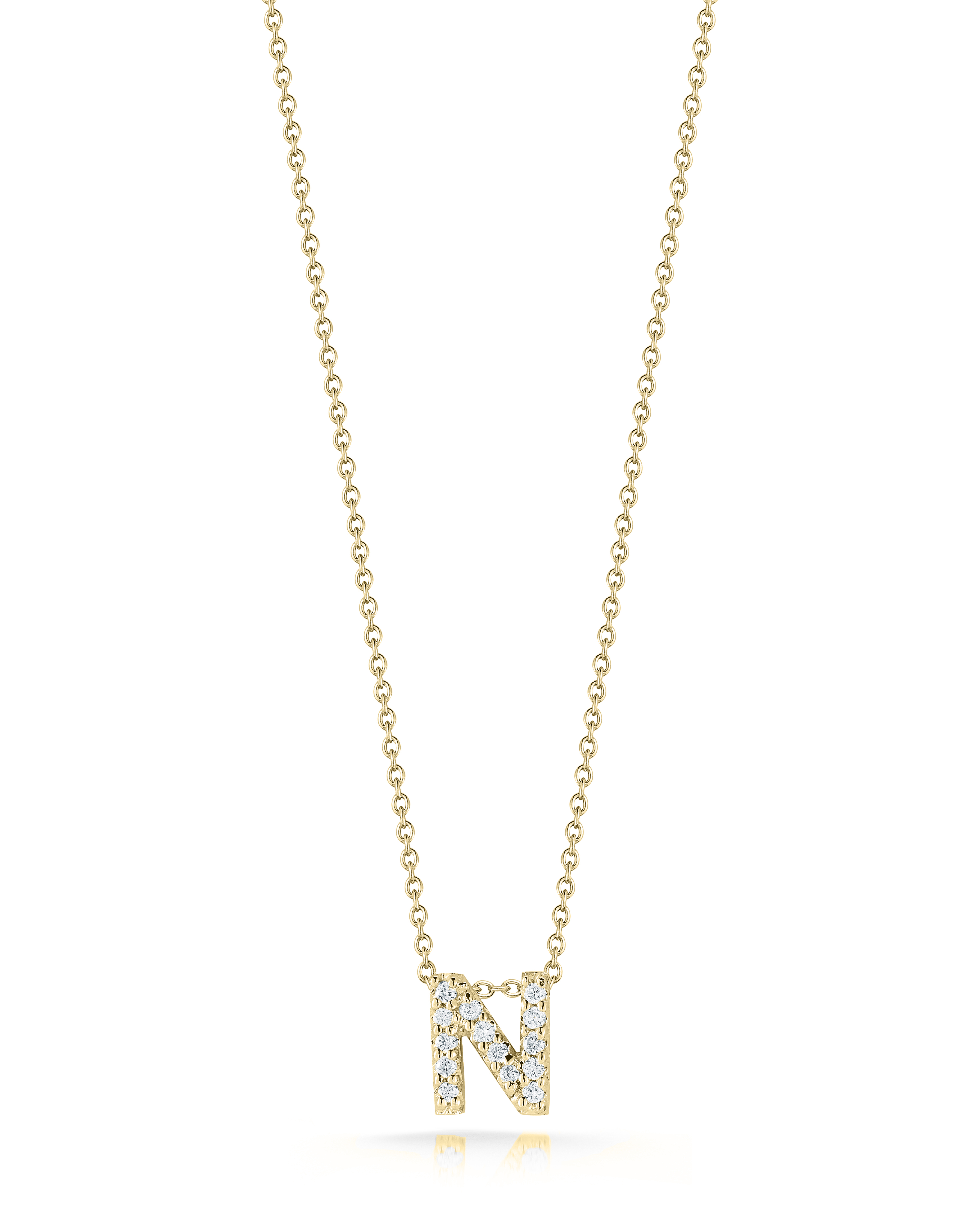18k Yellow Gold Tiny Treasures Diamond Love Letter 
