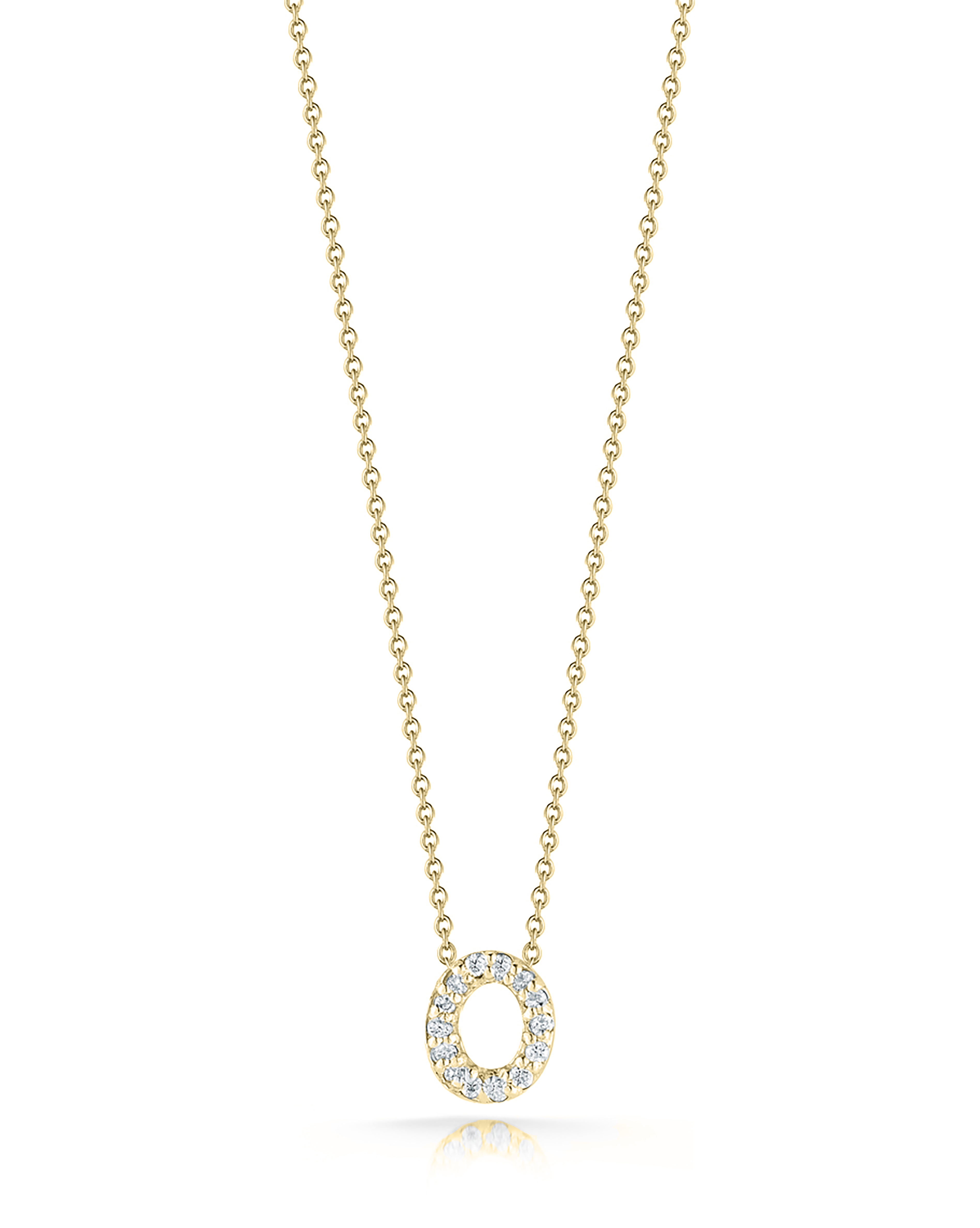 18k Yellow Gold Tiny Treasures Diamond Love Letter 