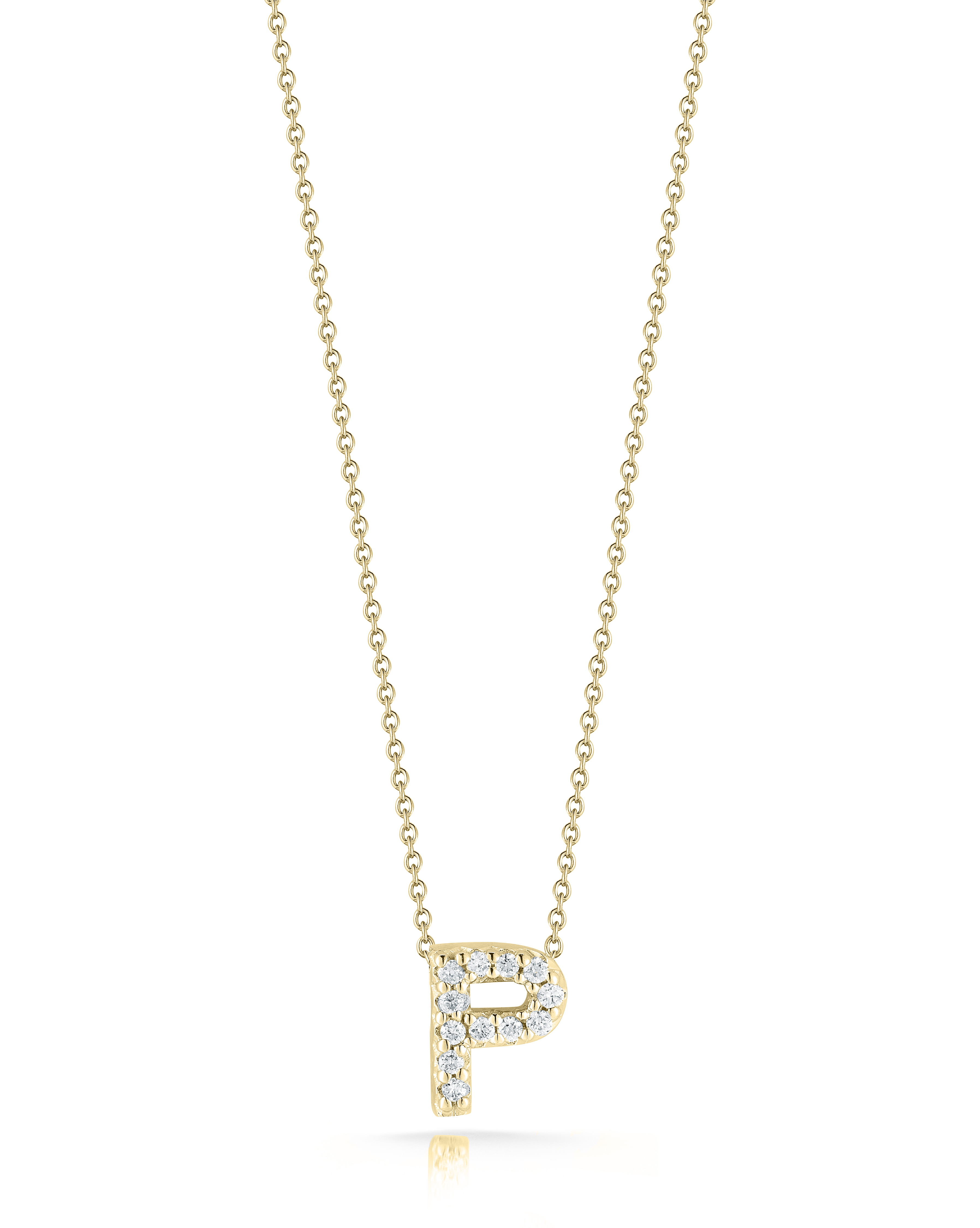 18k Yellow Gold Tiny Treasures Diamond Love Letter 