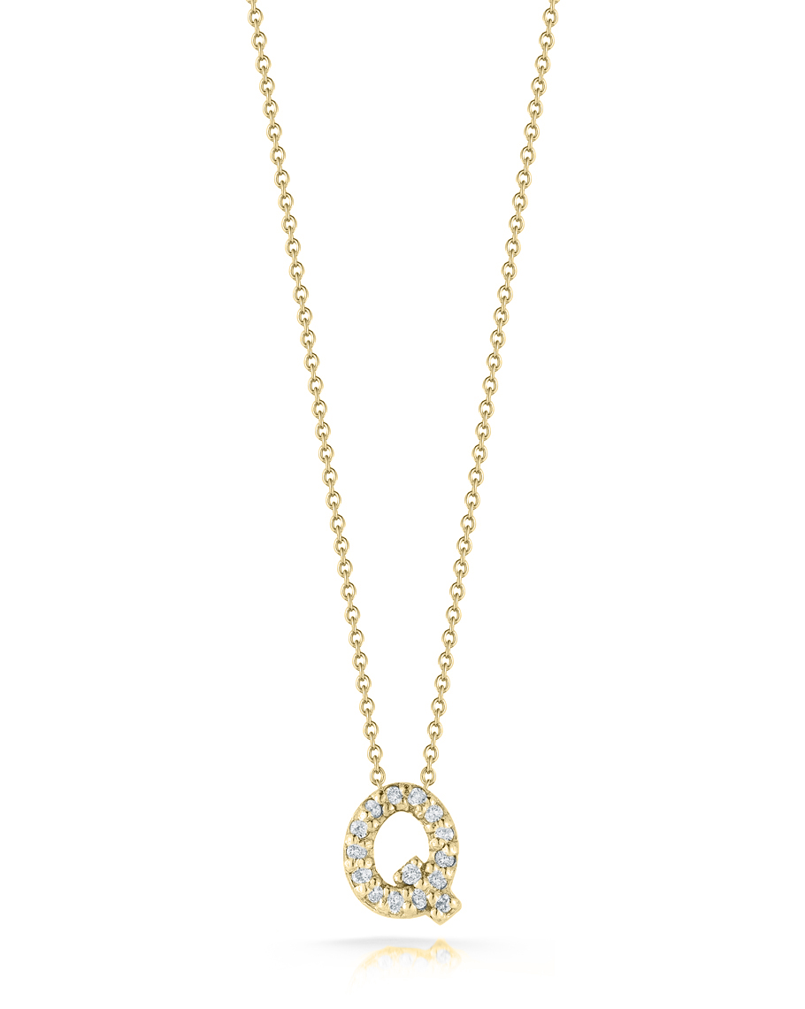 18k Yellow Gold Tiny Treasures Diamond Love Letter 