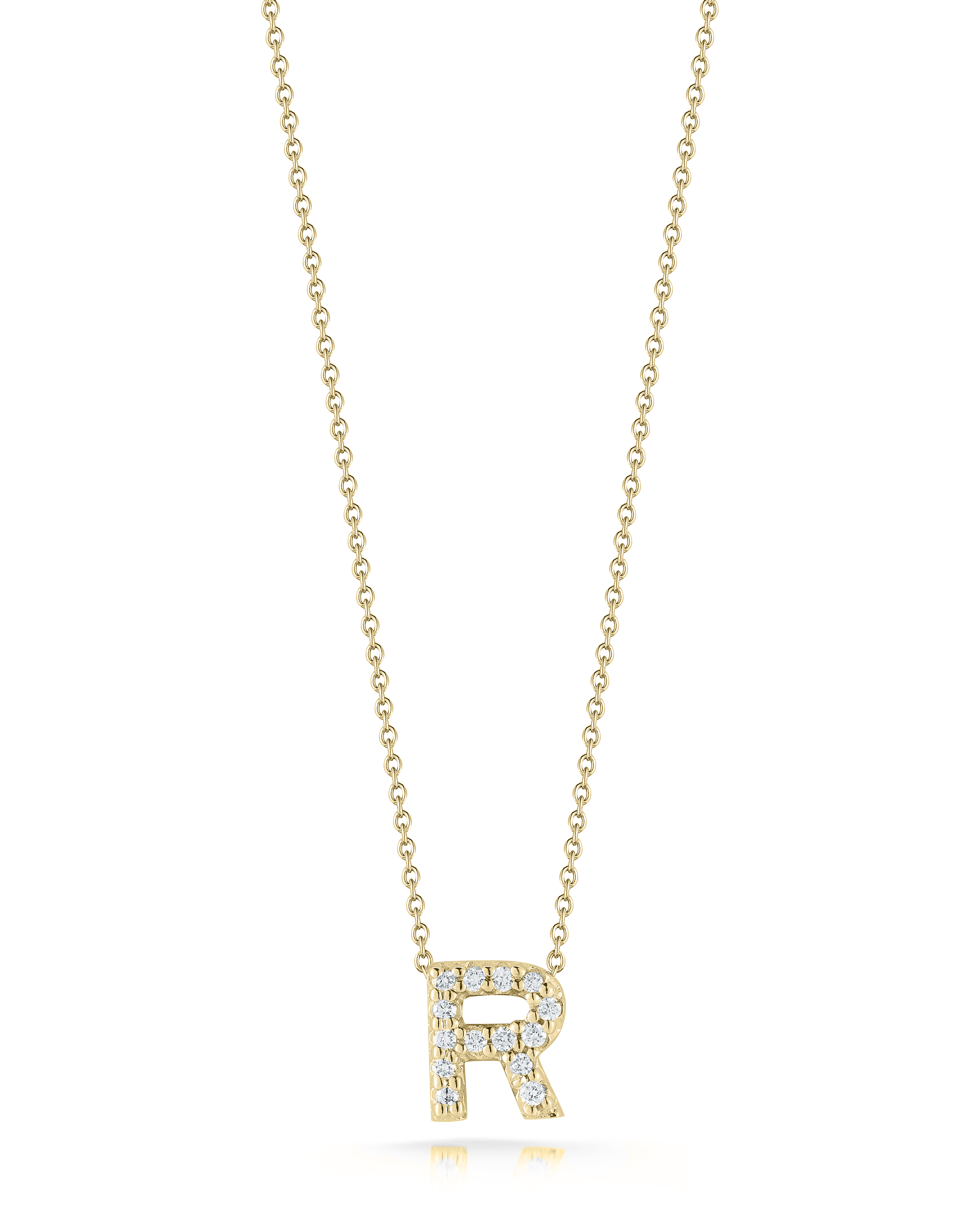 18k Yellow Gold Tiny Treasures Diamond Love Letter 