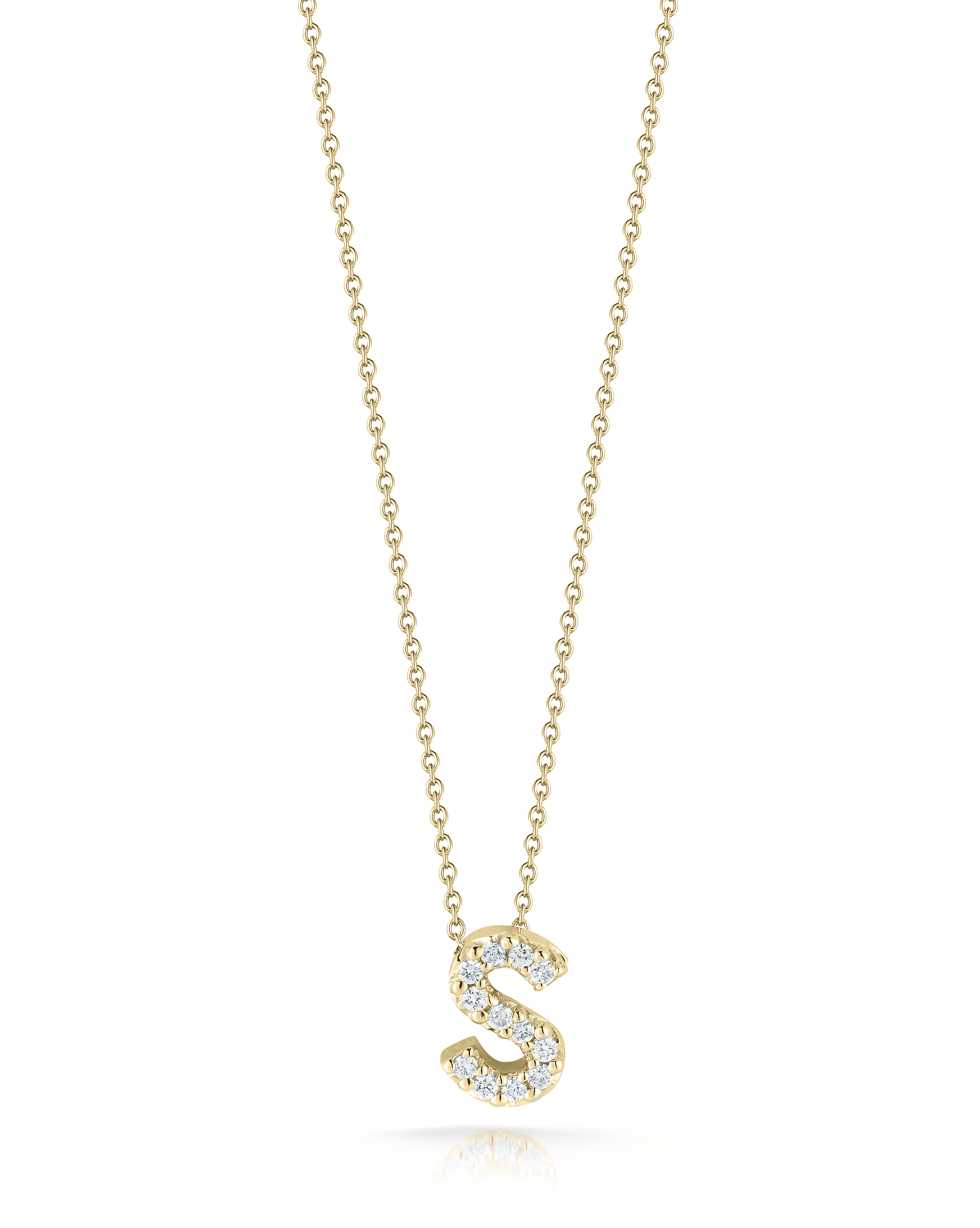 18k Yellow Gold Tiny Treasures Diamond Love Letter 