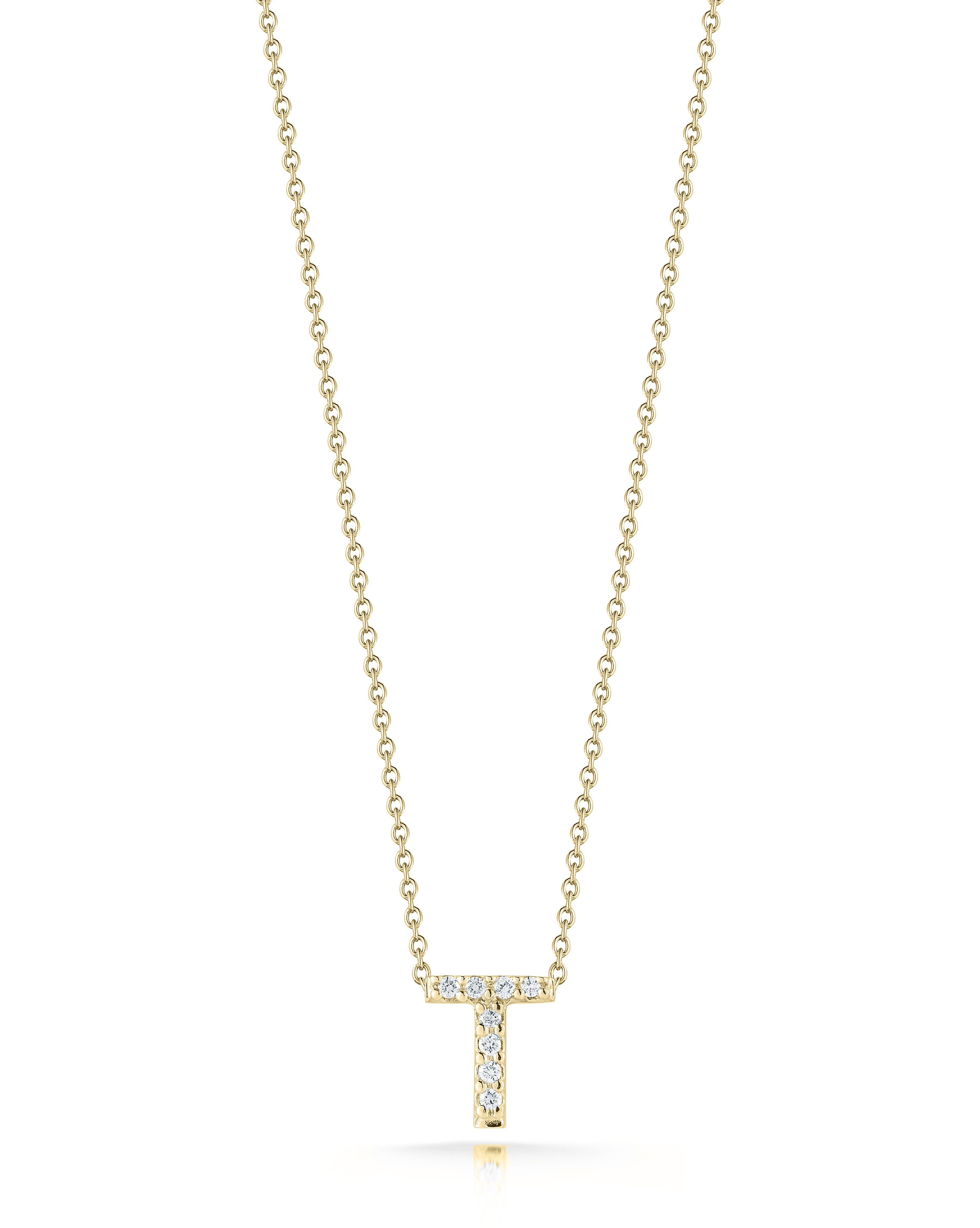 18k Yellow Gold Tiny Treasures Diamond Love Letter 
