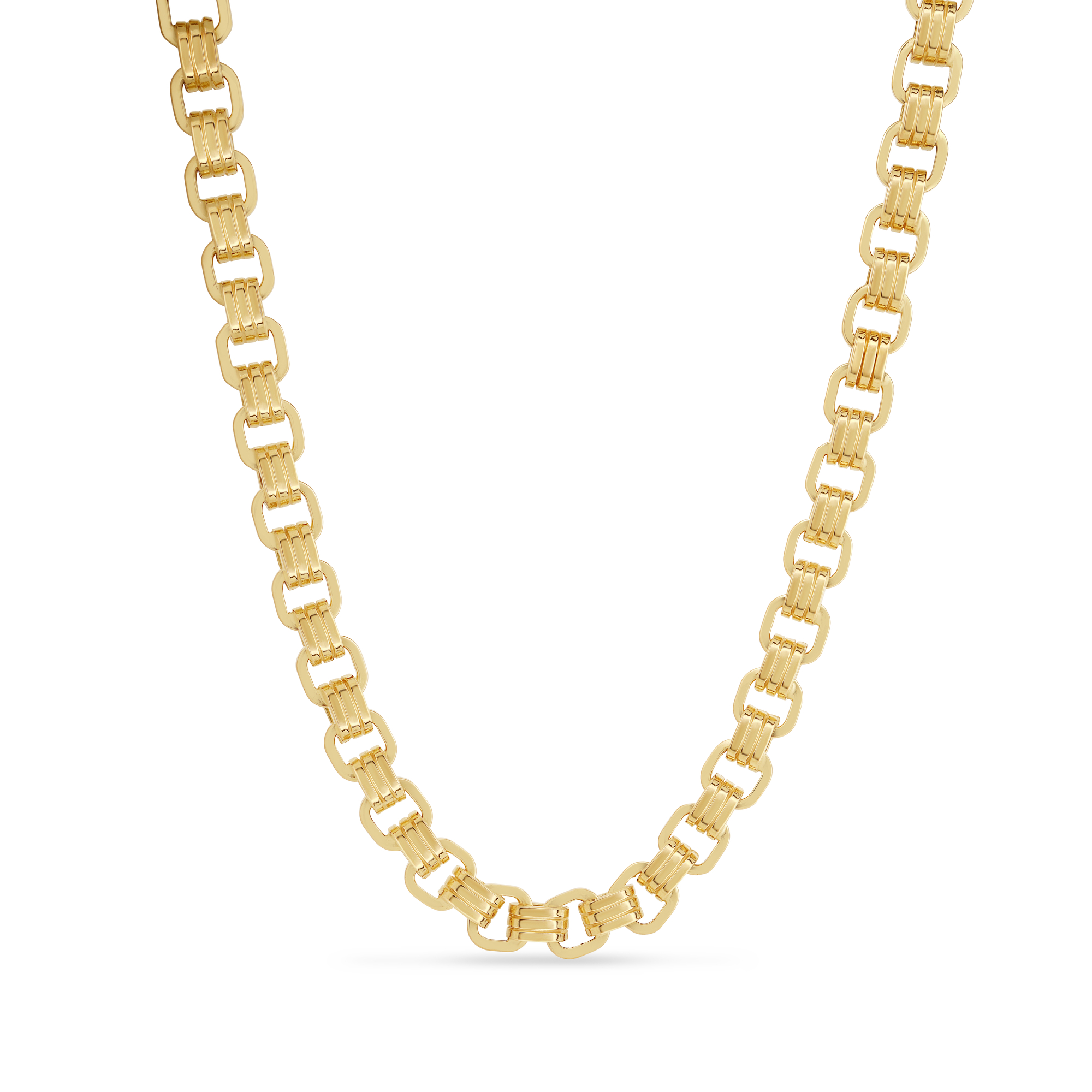 18k Yellow Designer Gold Chain Necklace