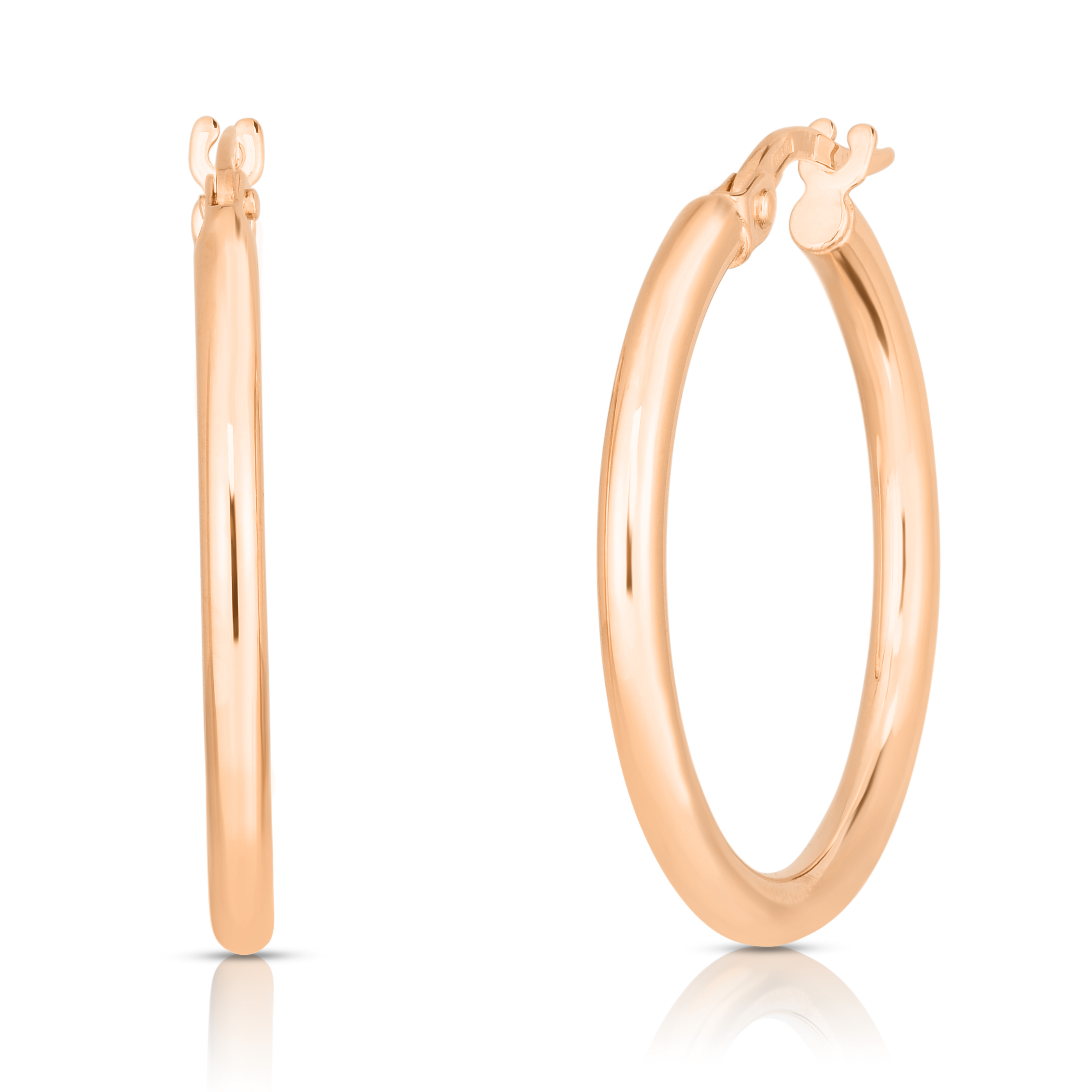 18k Rose Gold The Perfect Hoop® Small Earrings