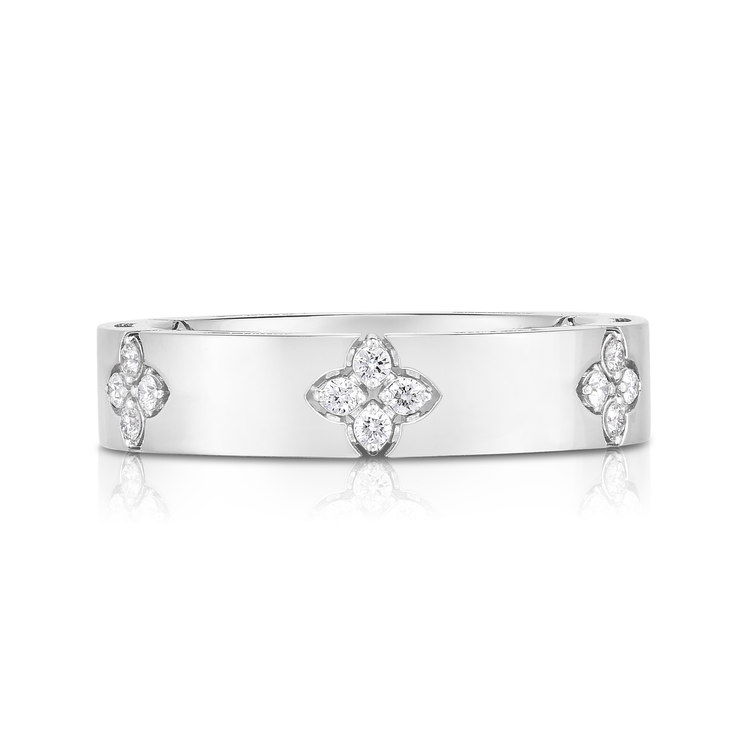 18k White Gold Love In Verona Diamond Ring