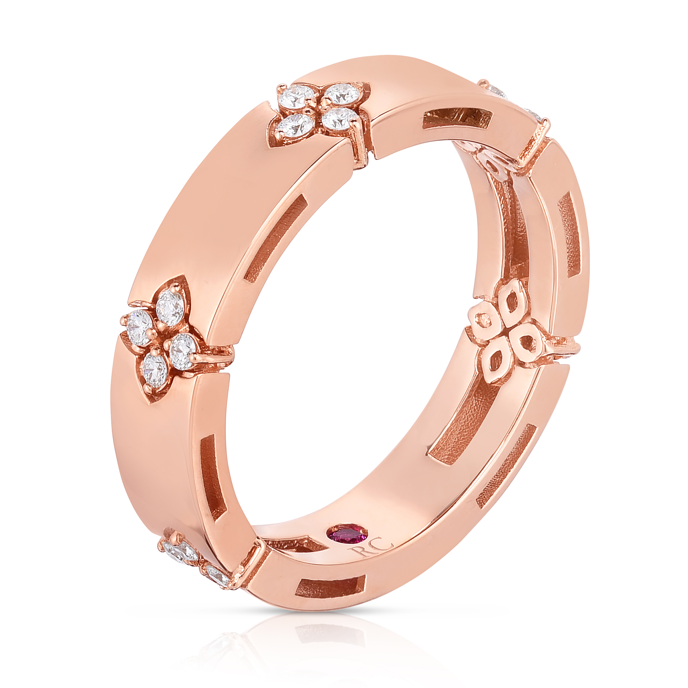 18k Rose Gold Love In Verona Diamond Ring