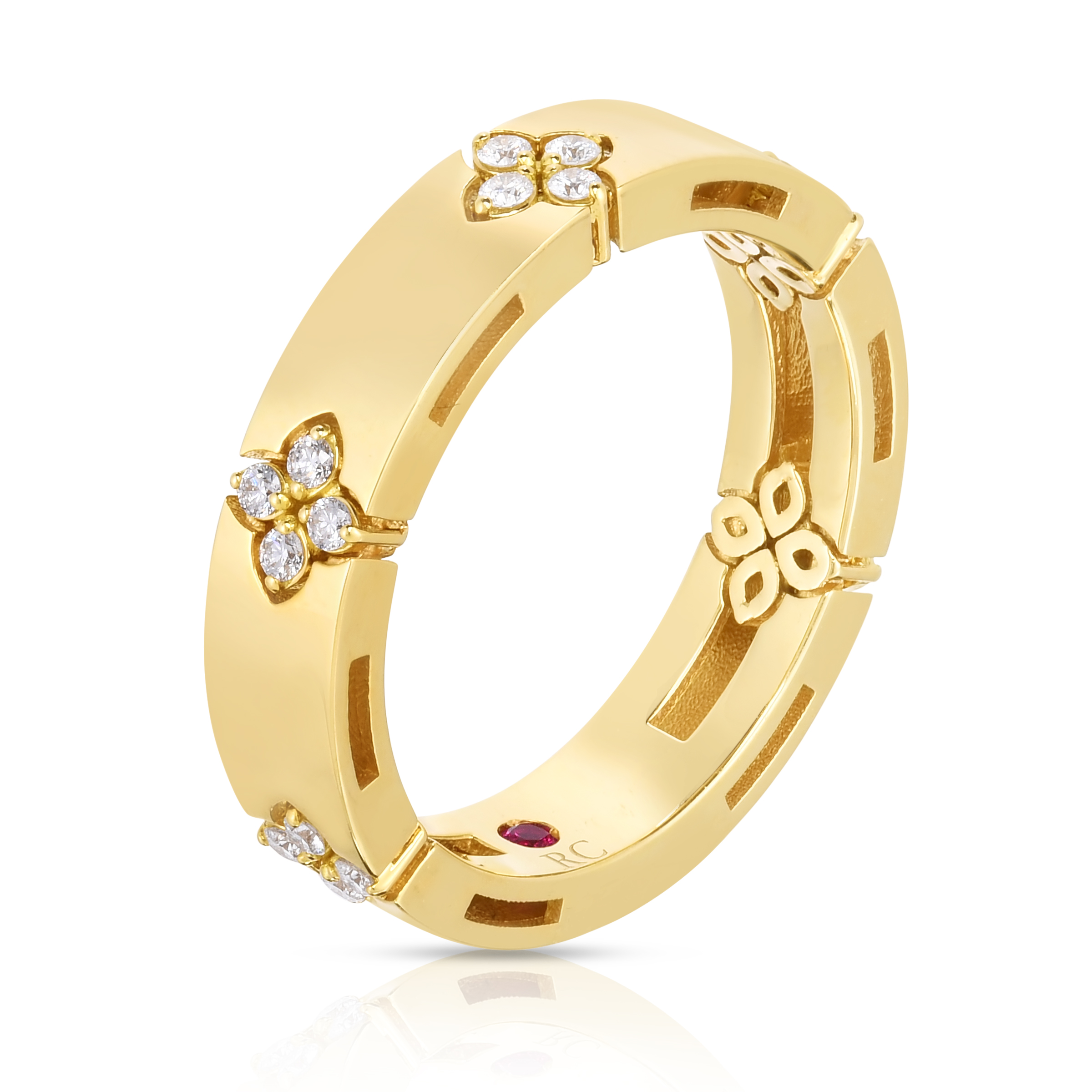 18k Yellow Gold Love In Verona Diamond Ring