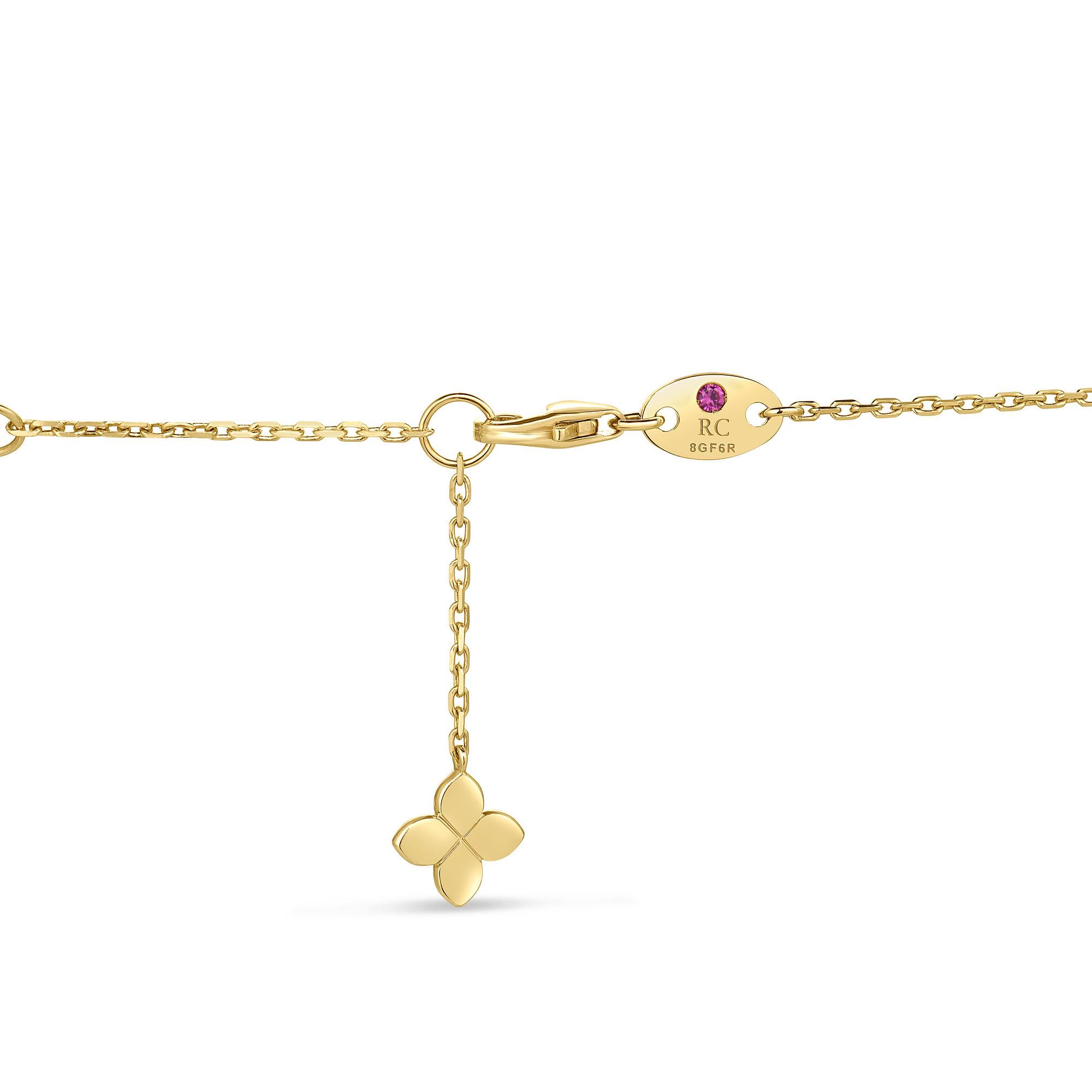 18k Rose Gold Diamonds By The Inch Black Ceramic Enamel Bar And Bezel Station Necklace