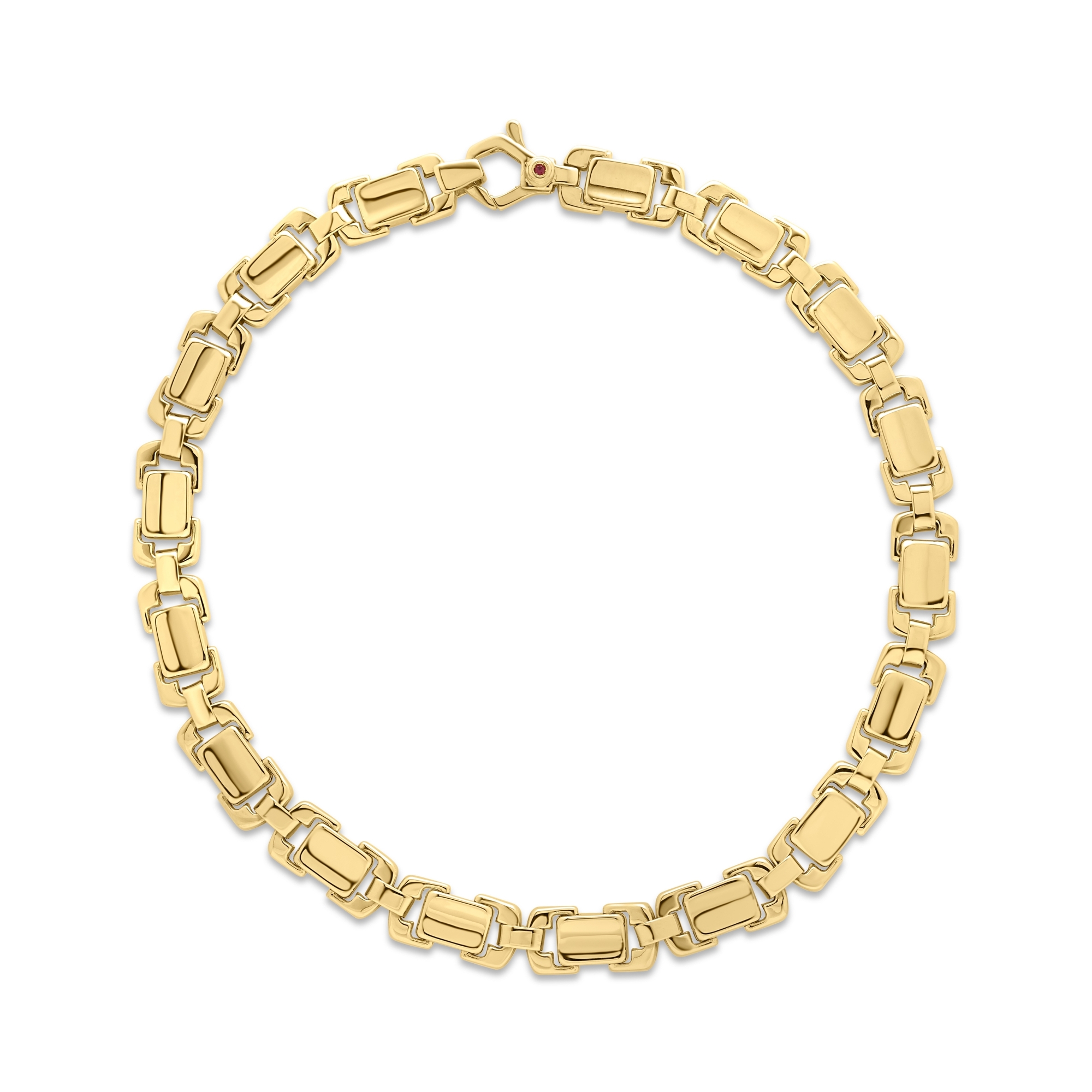18k Yellow Designer Gold Bracelet