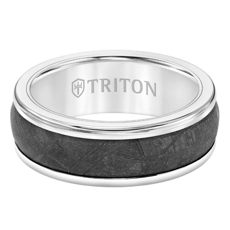 White Tungsten Carbide Ring