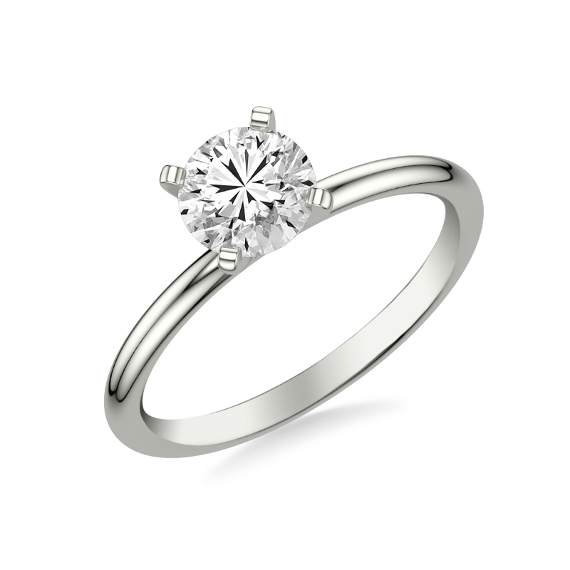 Semi-Mount Solitaire Engagement Ring