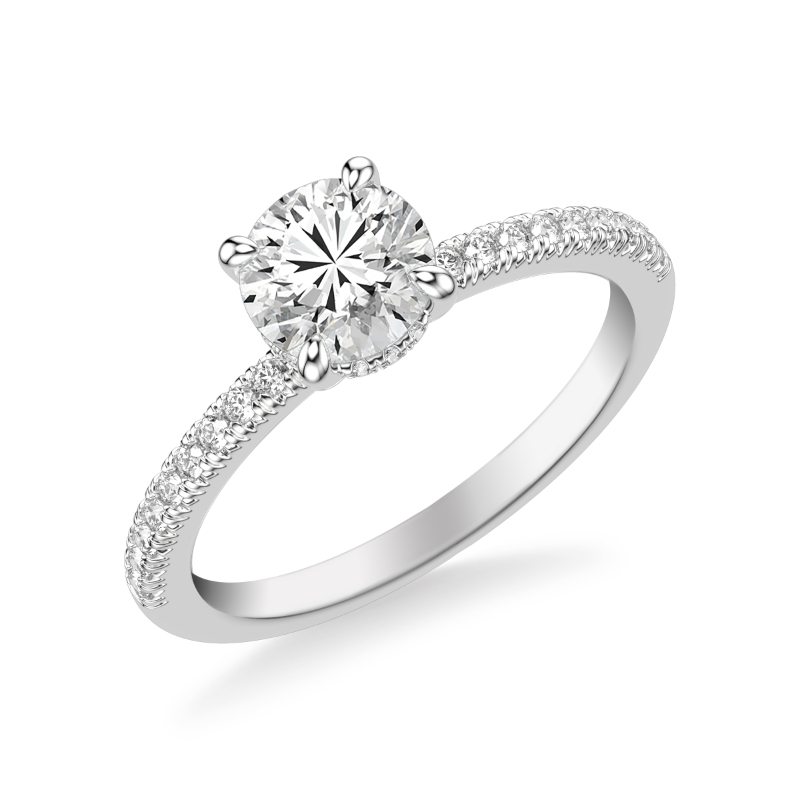 Semi-Mount Diamond Solitaire Engagement Ring