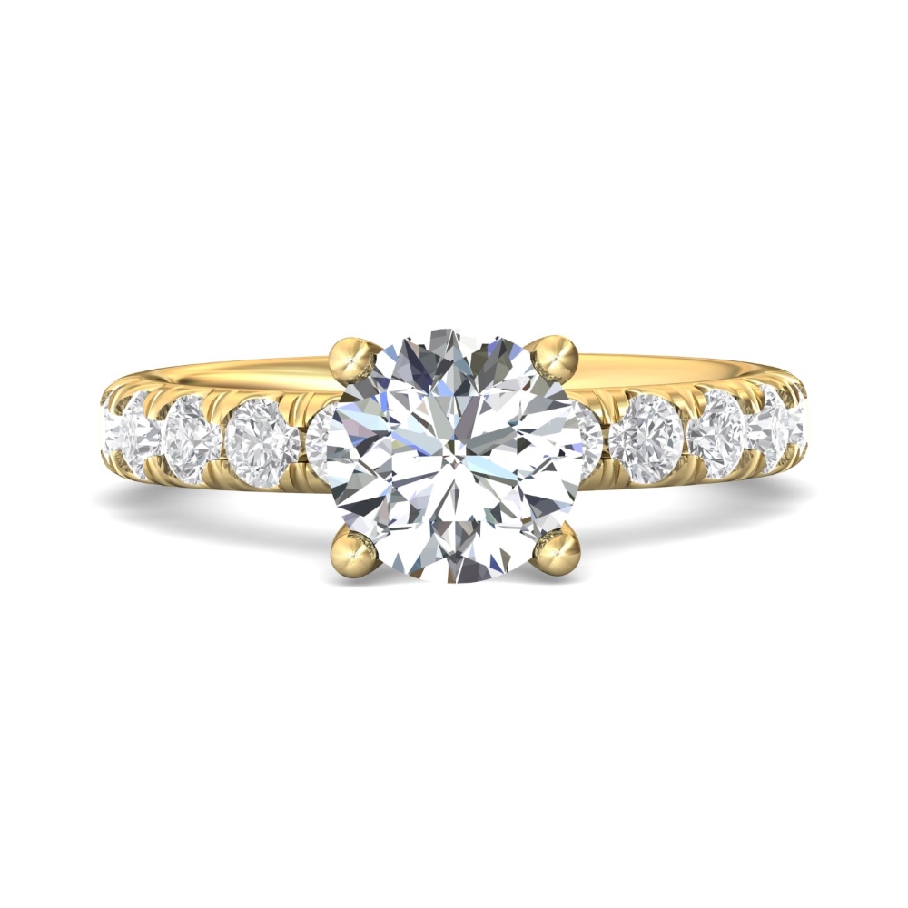 FlyerFit® 14K Yellow Gold Encore Engagement Ring