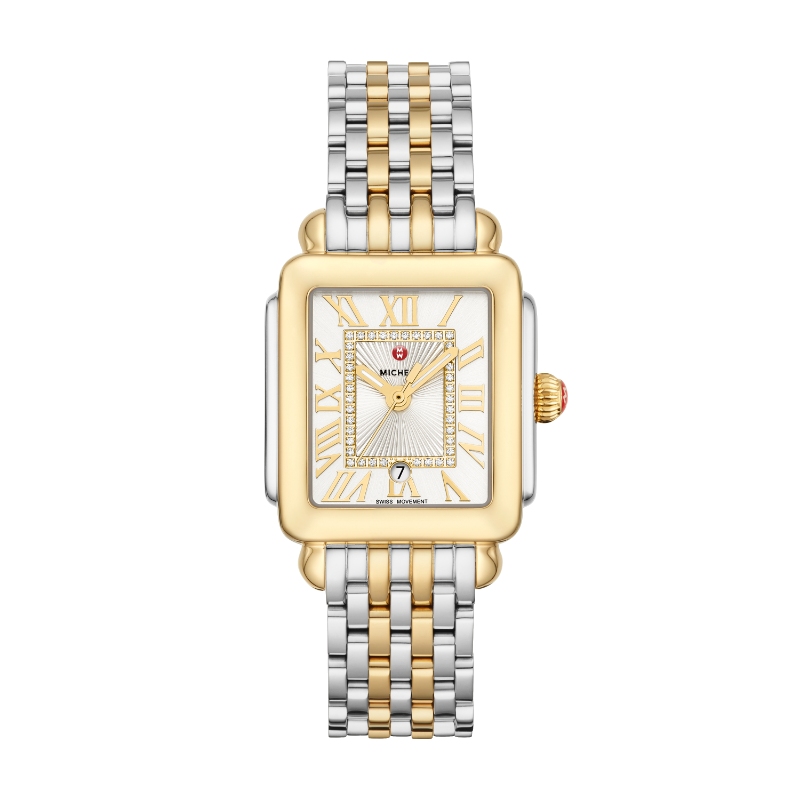 Michele Deco Madison 31mm Two-Tone Diamond Watch