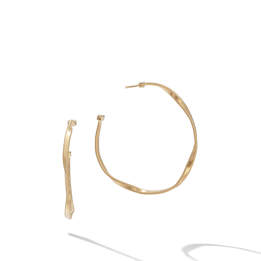 Marrakech Gold Medium Hoop Earrings