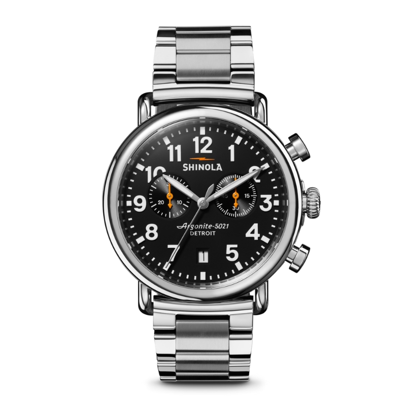 Runwell Chronograph Watch - Black