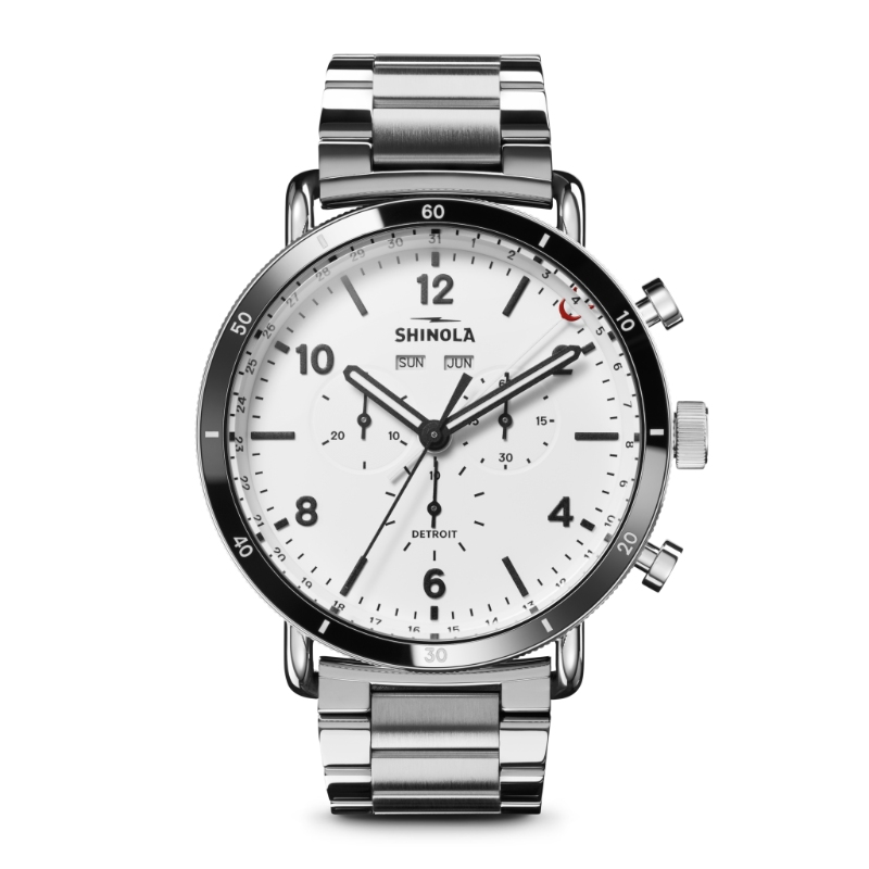 Canfield Sport Chronograph Watch - White