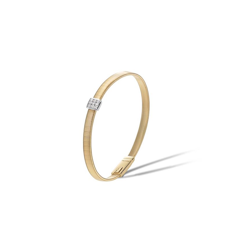 Marco Bicego Masai 18K Gold Diamond Bangle