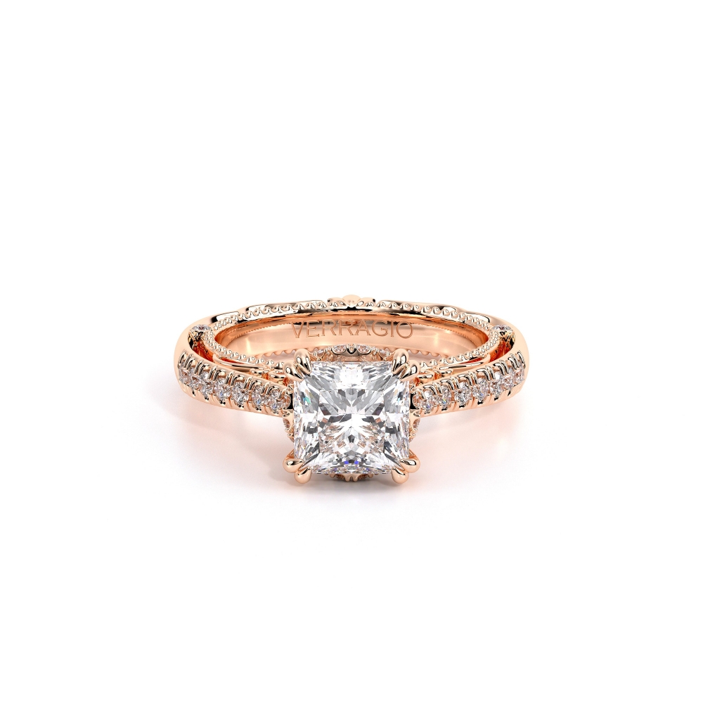 14K Rose Gold VENETIAN-5052 Ring