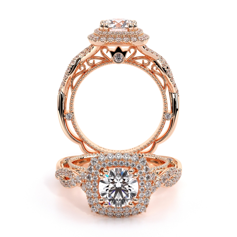14K Rose Gold VENETIAN-5048CU Ring