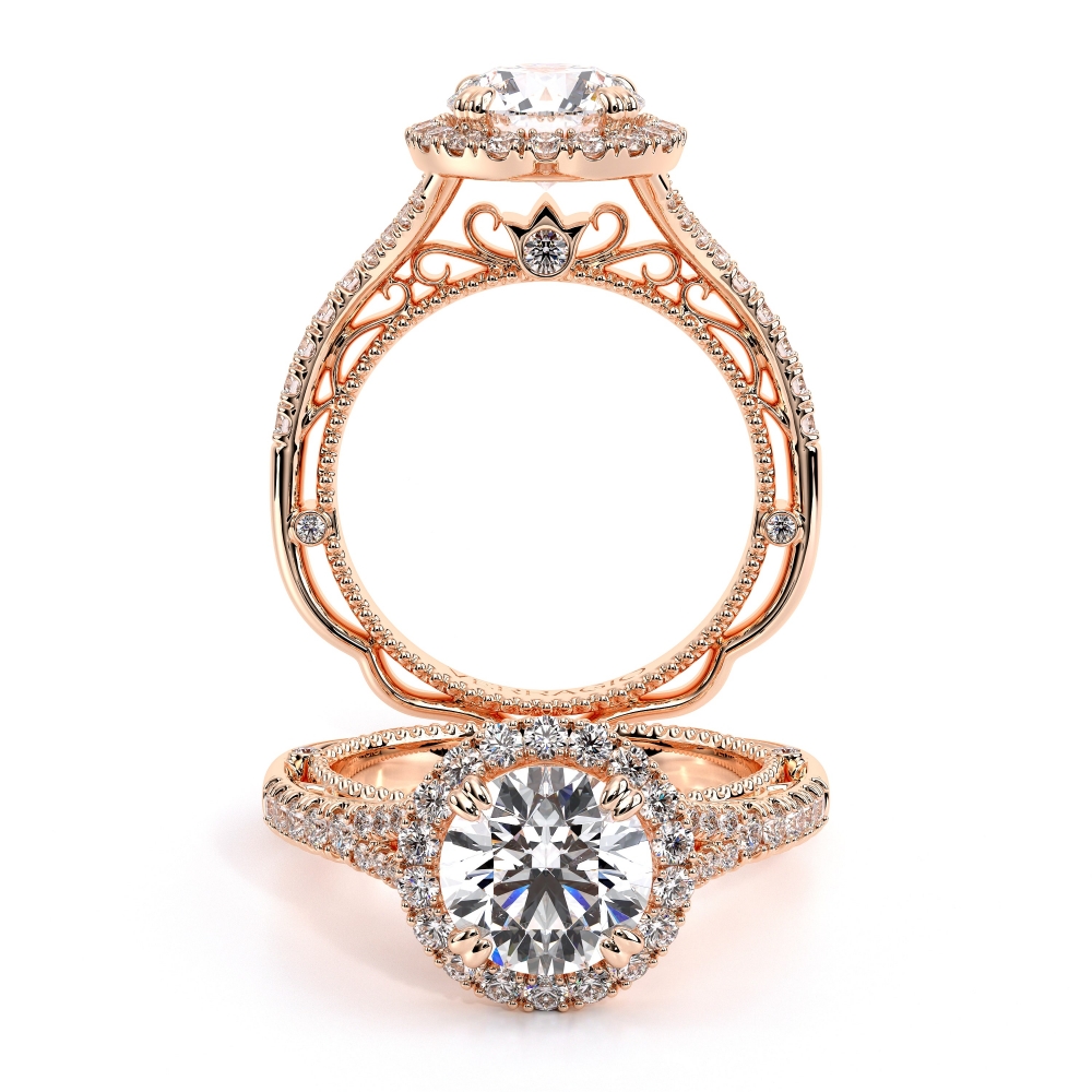 14K Rose Gold VENETIAN-5057R Ring