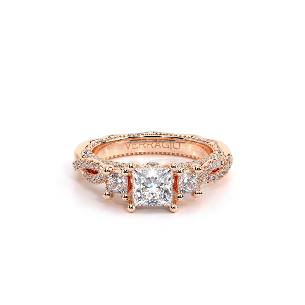 18K Rose Gold VENETIAN-5069P-2WR Ring