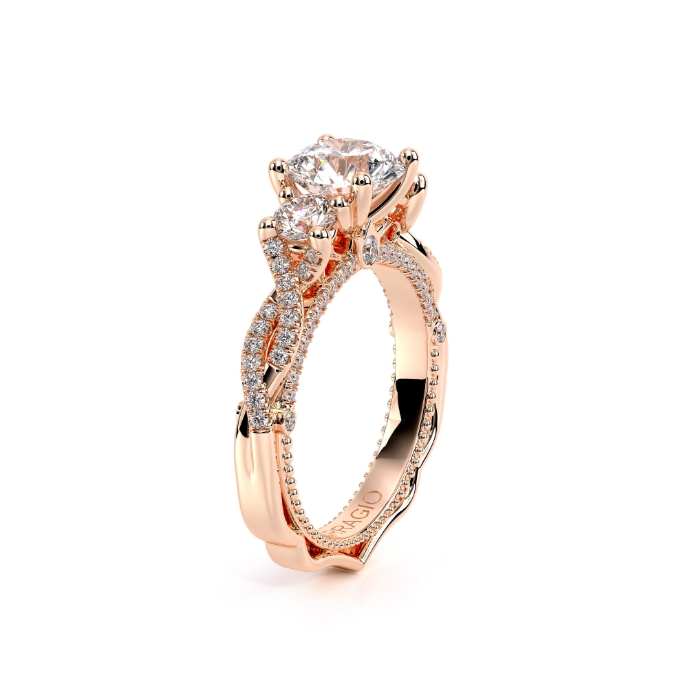 14K Rose Gold VENETIAN-5069R-2WR Ring