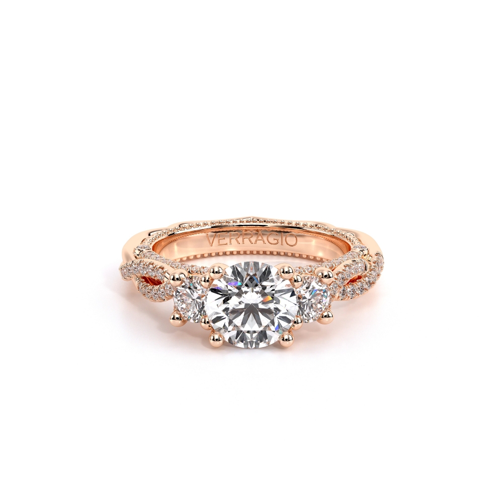 14K Rose Gold VENETIAN-5069R-2WR Ring