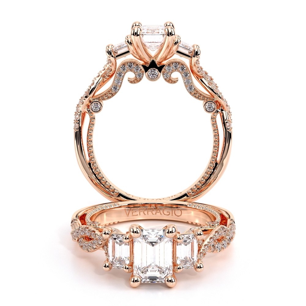 18K Rose Gold INSIGNIA-7074EM Ring