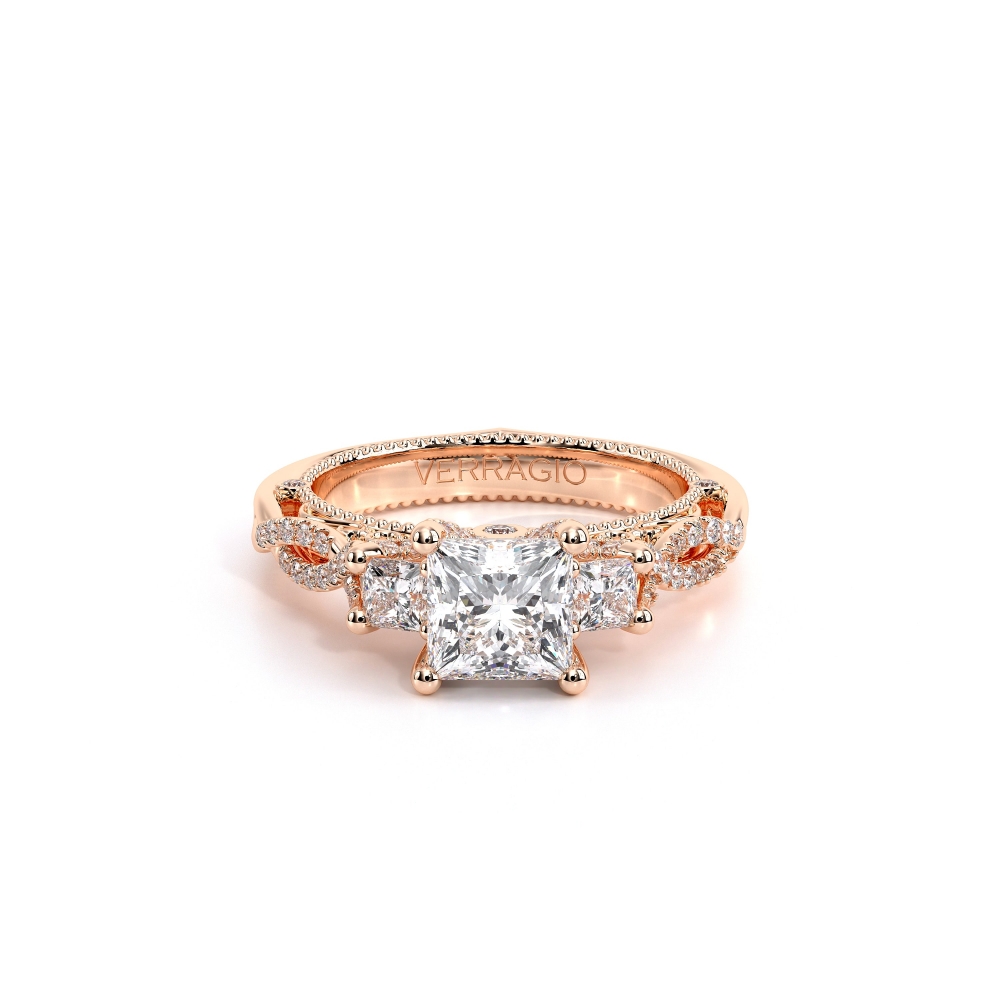 14K Rose Gold VENETIAN-5079P Ring