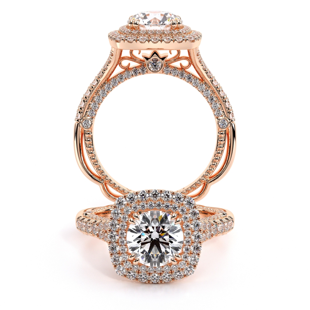 18K Rose Gold VENETIAN-5065CU Ring