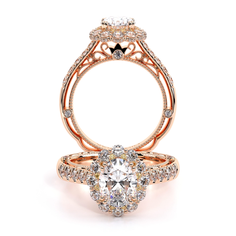 14K Rose Gold VENETIAN-5080OV Ring