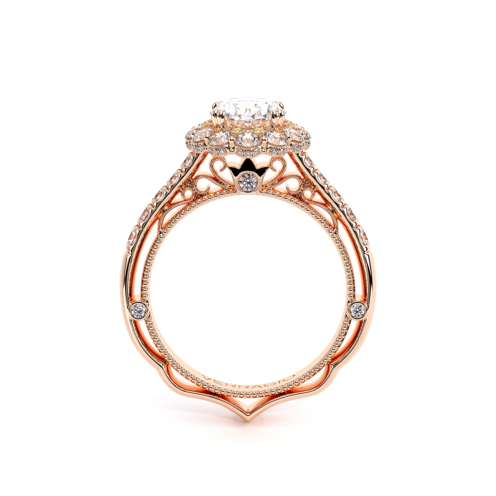 14K Rose Gold VENETIAN-5080OV Ring