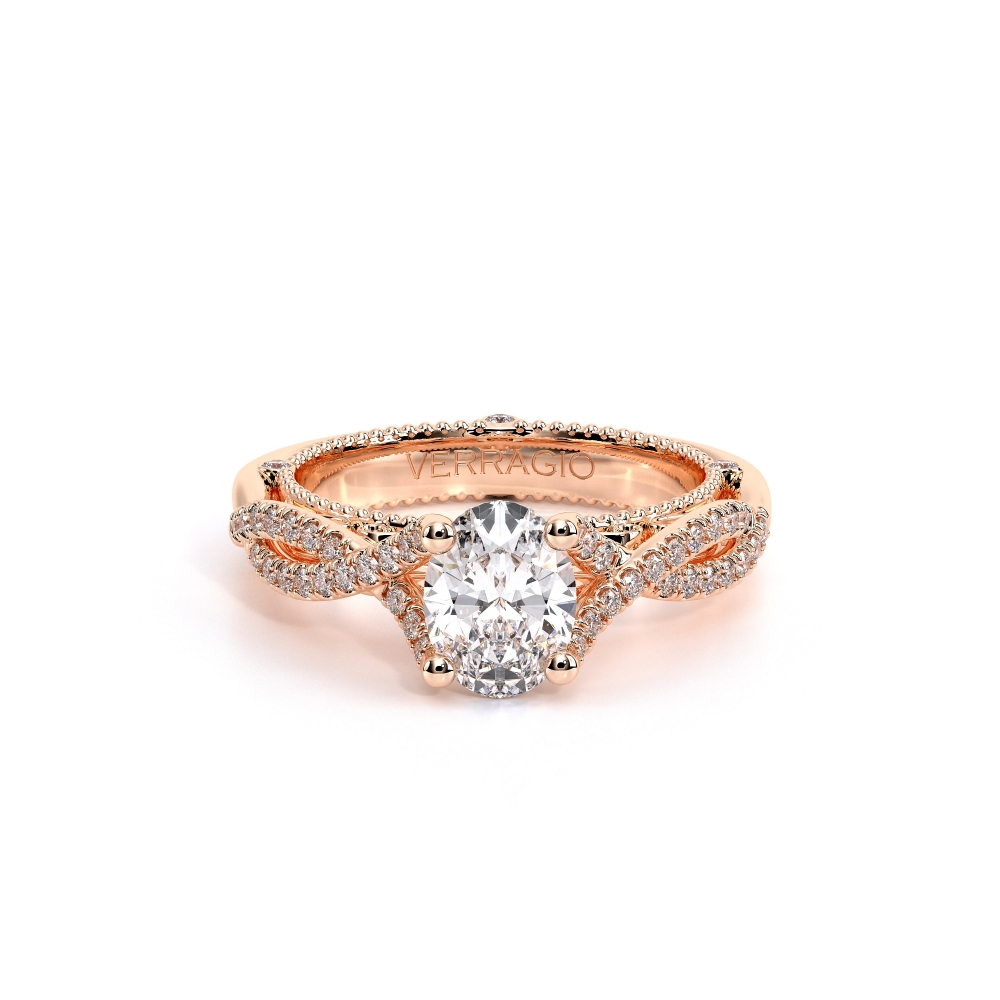 18K Rose Gold VENETIAN-5003OV Ring