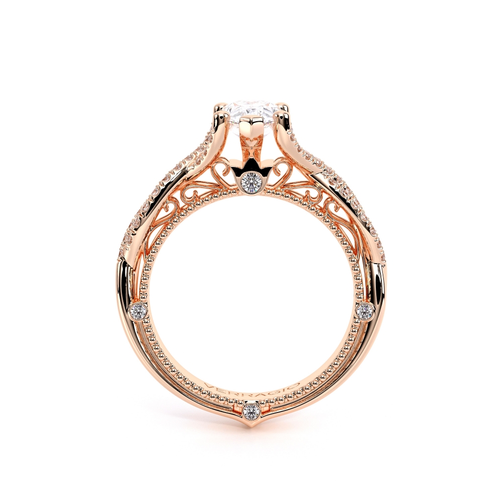 14K Rose Gold VENETIAN-5003PEAR Ring