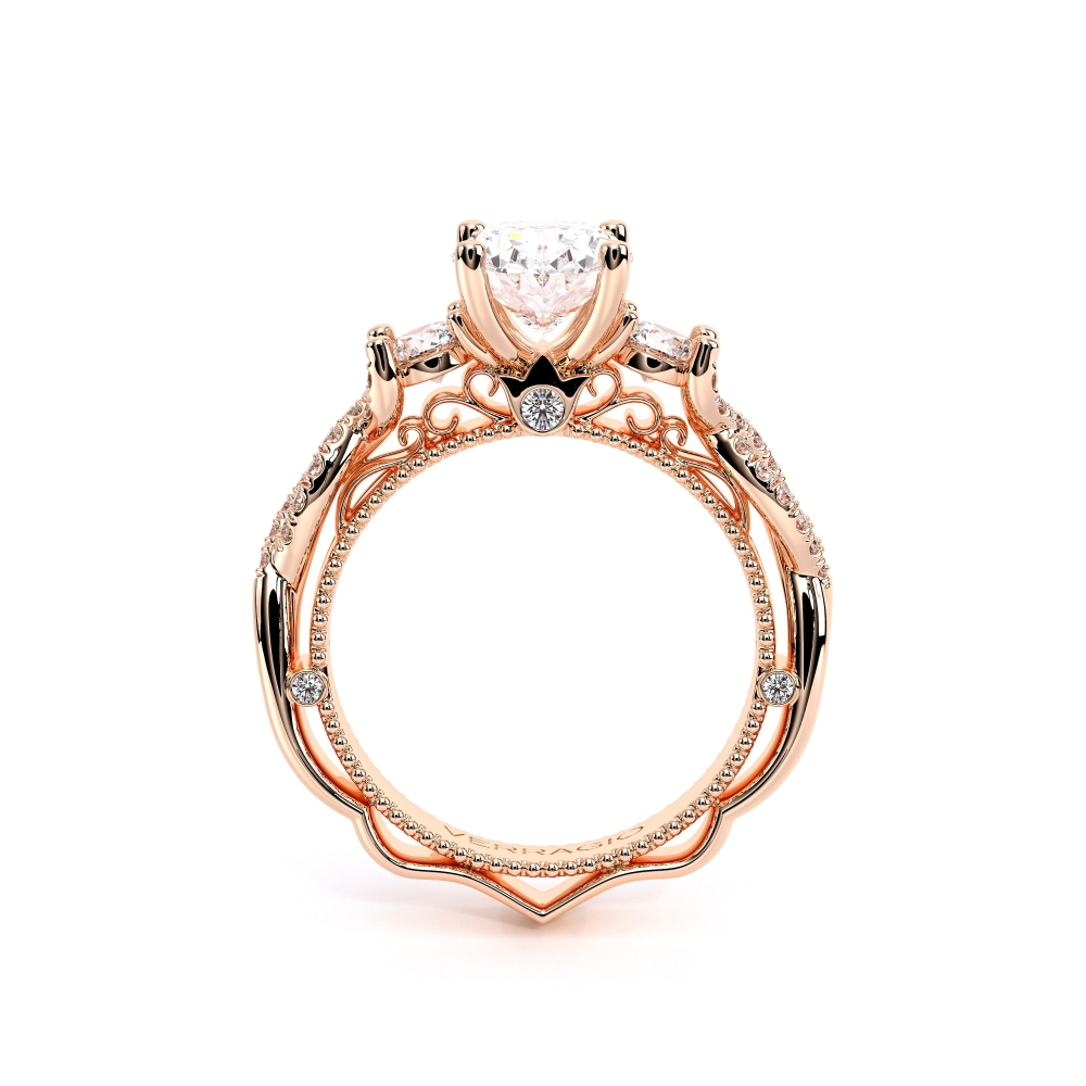 14K Rose Gold VENETIAN-5013OV Ring