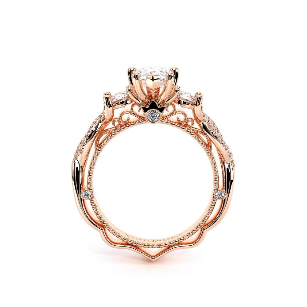 18K Rose Gold VENETIAN-5013PEAR Ring