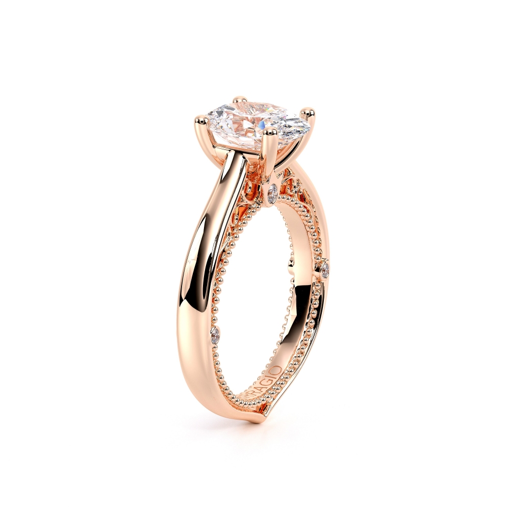 14K Rose Gold VENETIAN-5047OV Ring