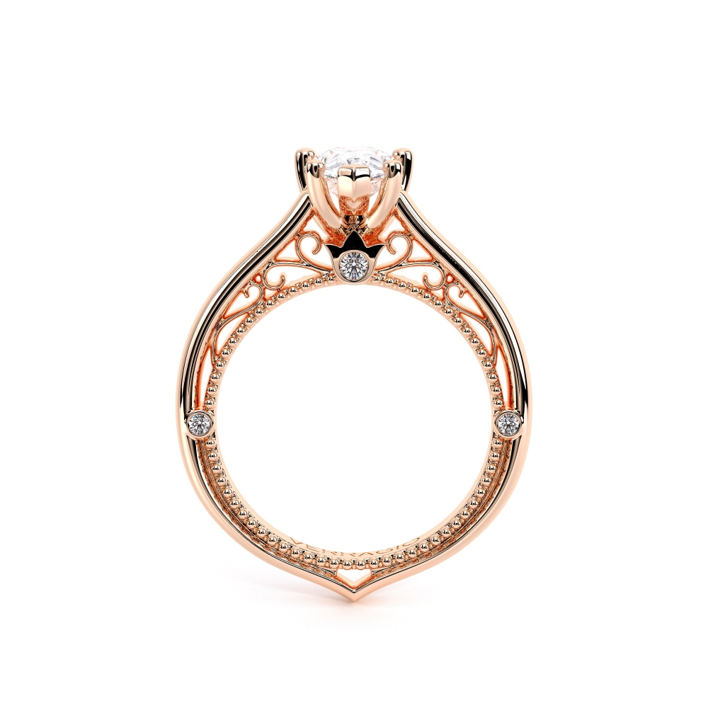 18K Rose Gold VENETIAN-5047PEAR Ring