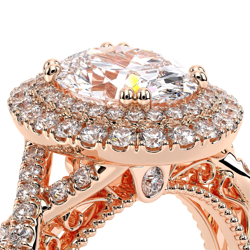 18K Rose Gold VENETIAN-5048OV Ring