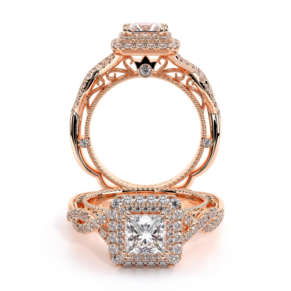 18K Rose Gold VENETIAN-5048P Ring