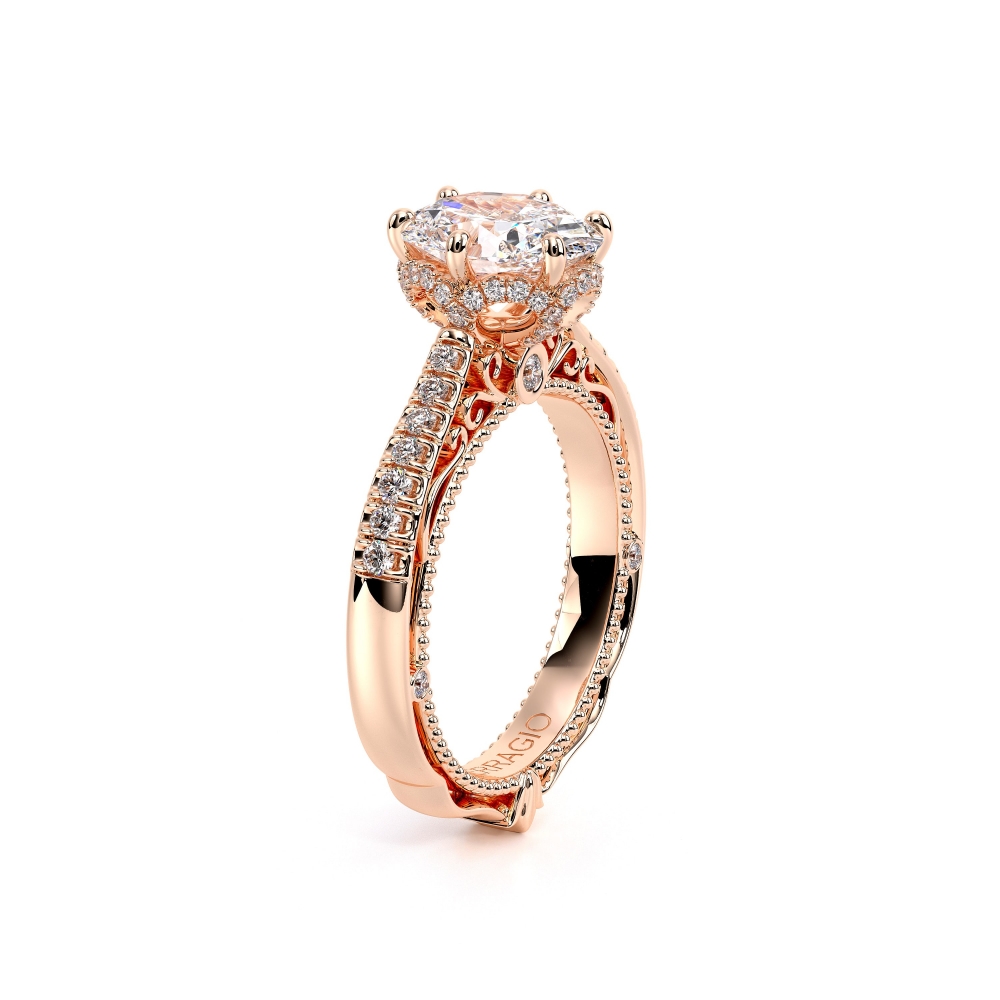 14K Rose Gold VENETIAN-5052OV Ring