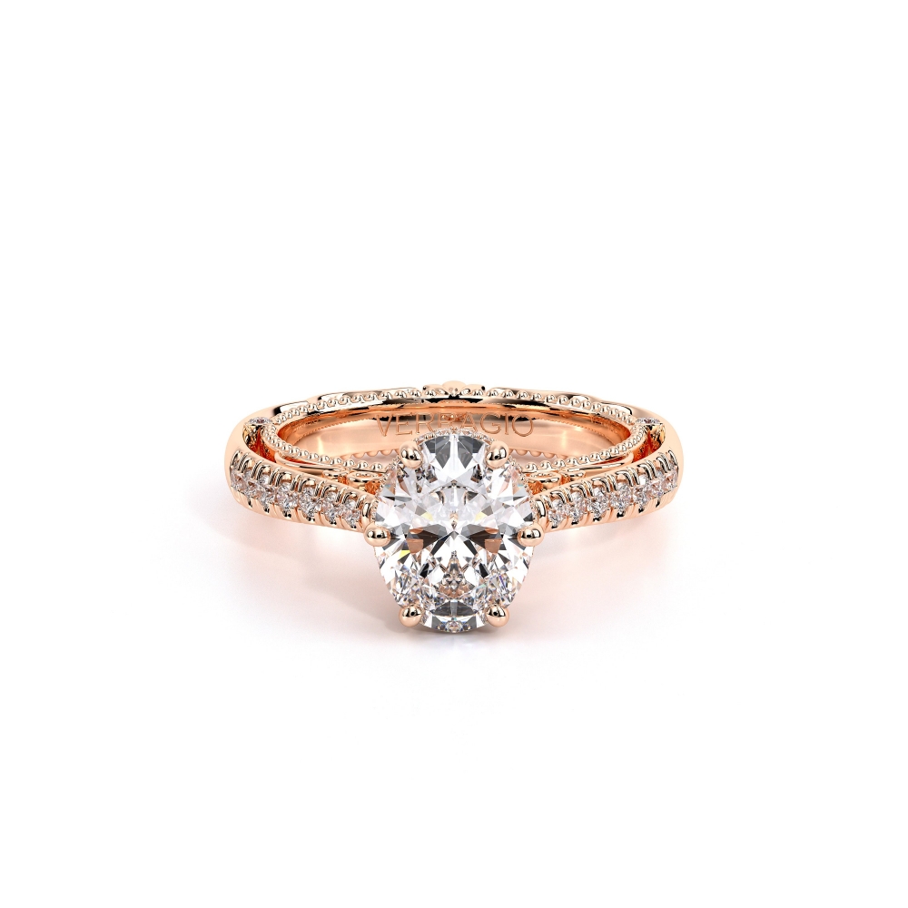 14K Rose Gold VENETIAN-5052OV Ring