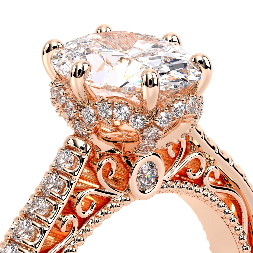 14K Rose Gold VENETIAN-5052OV Ring