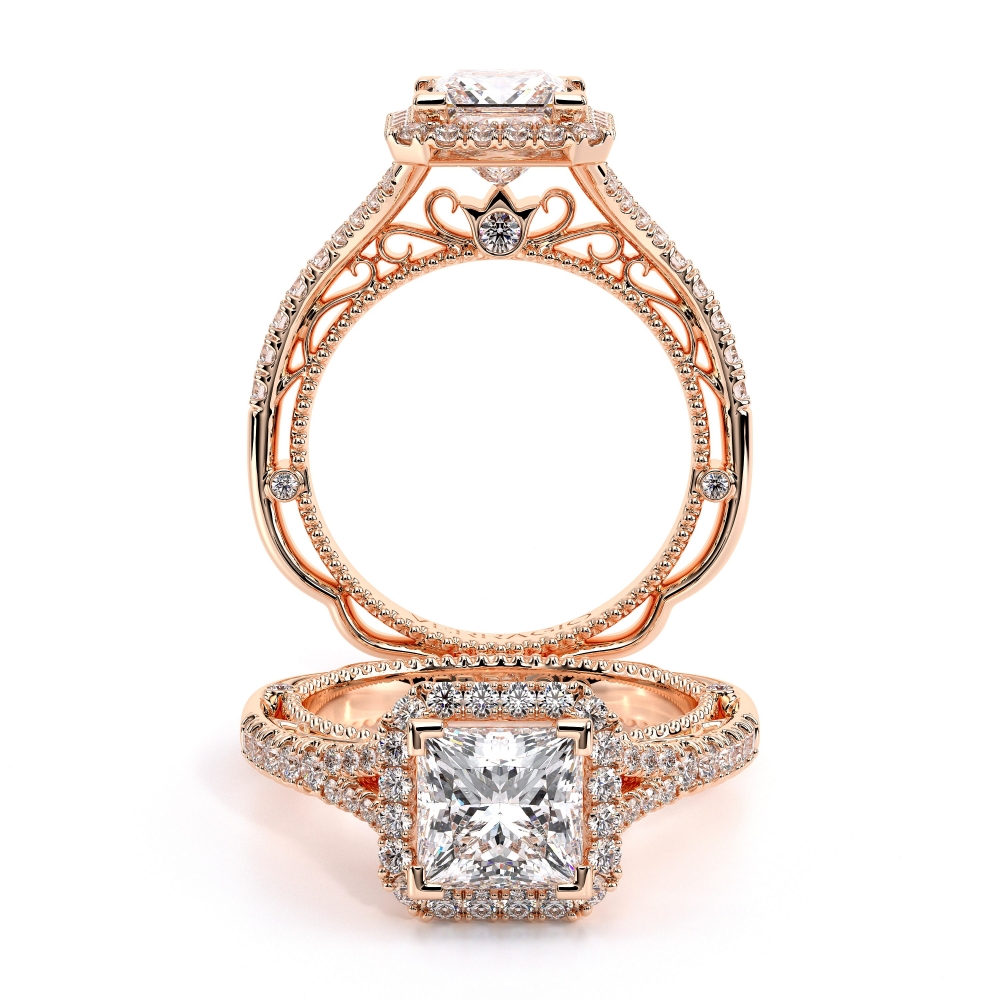 18K Rose Gold VENETIAN-5057P Ring