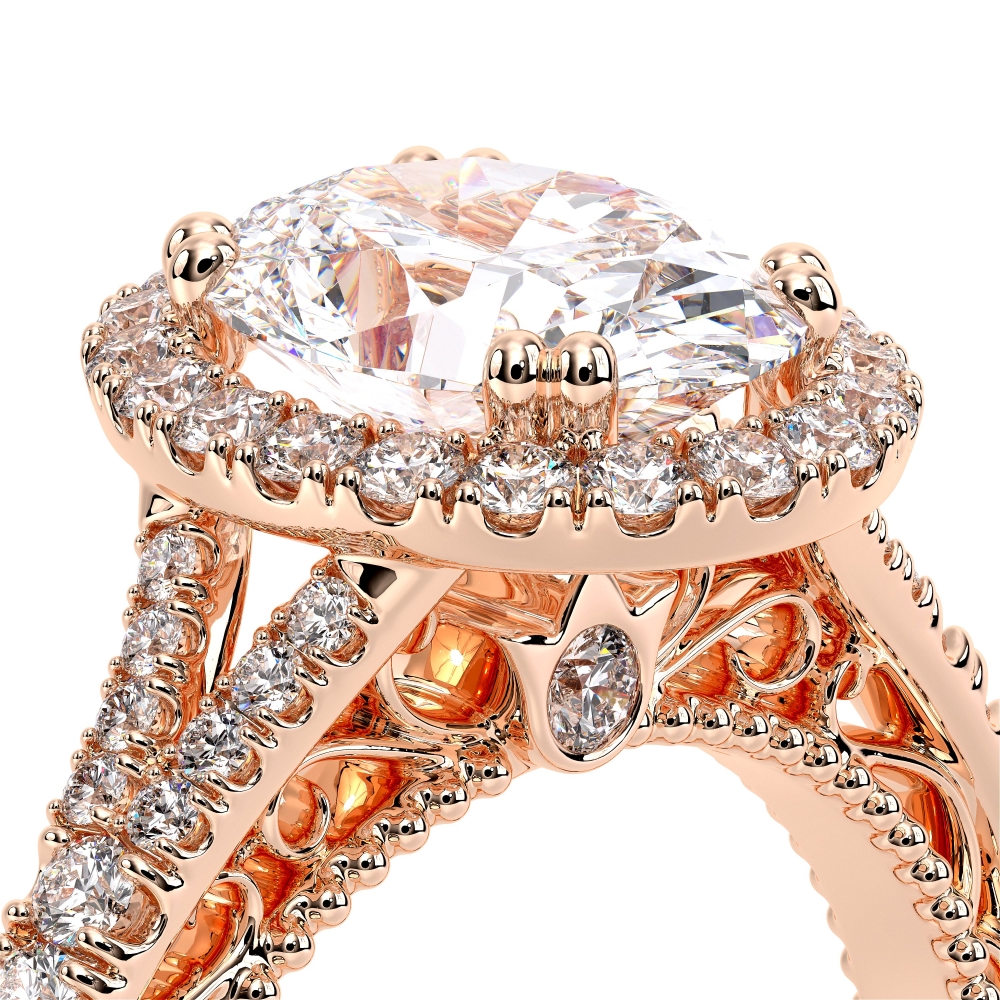 14K Rose Gold VENETIAN-5057OV Ring